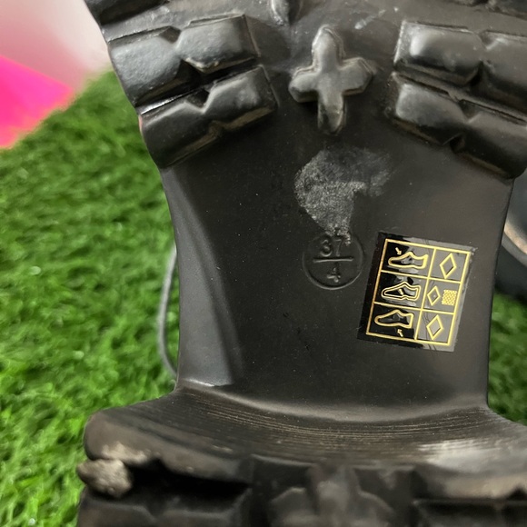 Krush Black Lace-Up Platform Boots - Picture 6 of 6